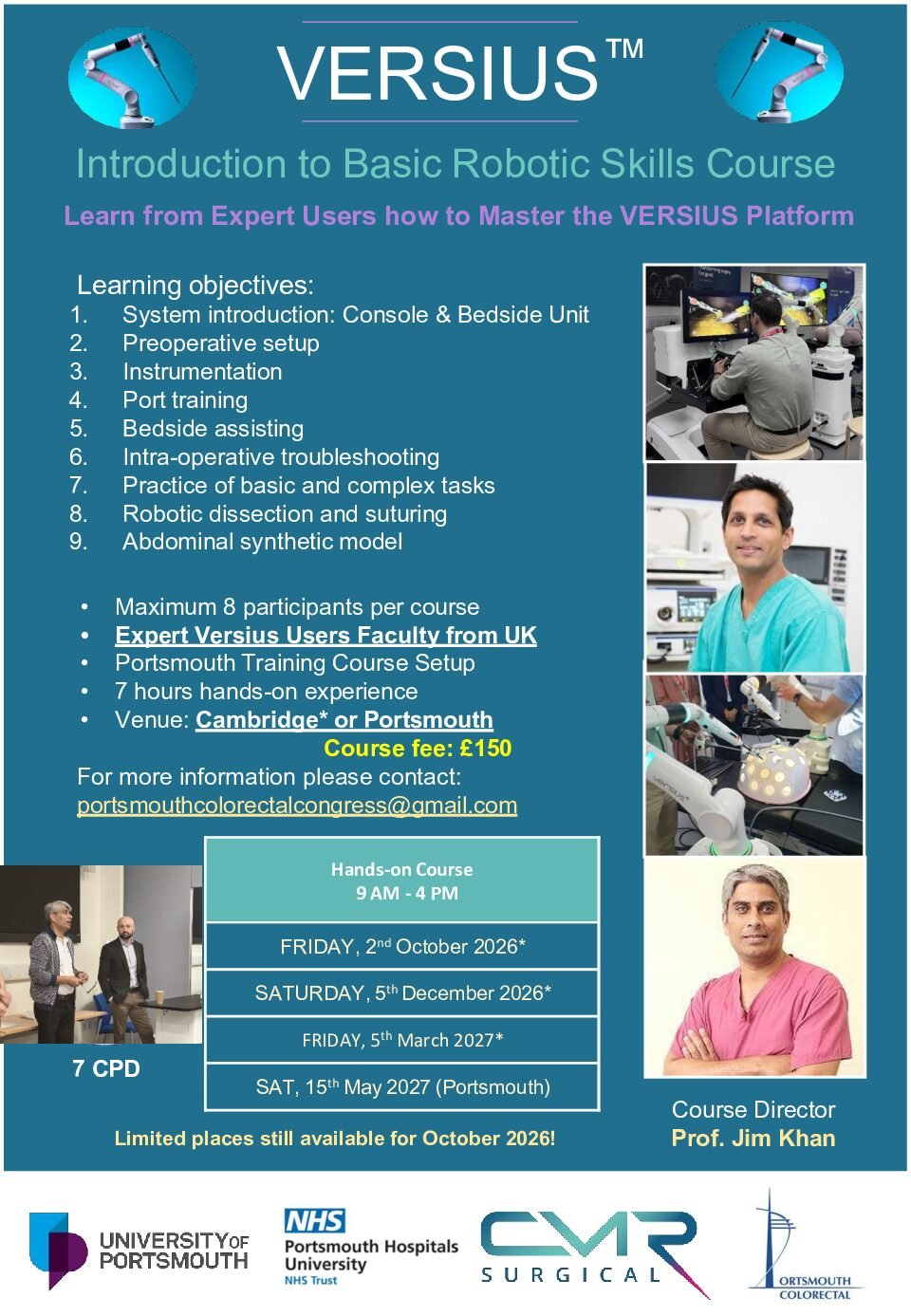 VERSIUS™ Introduction to Basic Robotic Skills Course